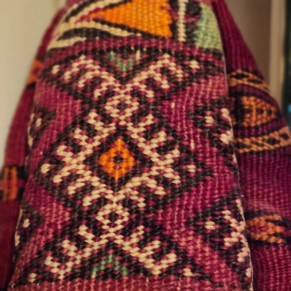 Moroccan Kilim Carpet Bag - Picture 2 of 9
